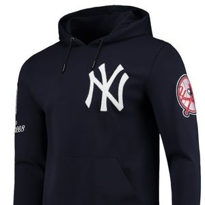 New York Yankees Pro Standard Team Logo Pullover Hoodie - Navy